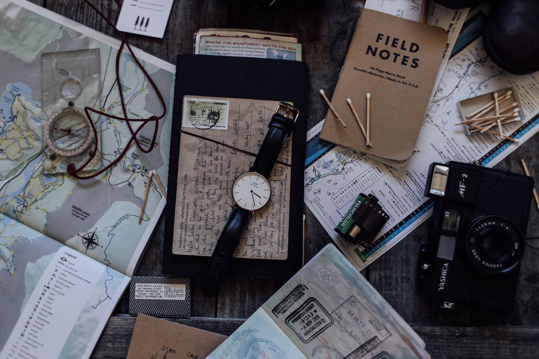 Customized map and journal planning tools
